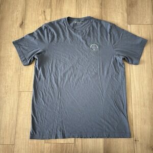 Travis Matthew Men's Size XXL T-Shirt Short Sleeve Blue Crewneck Golf Basic